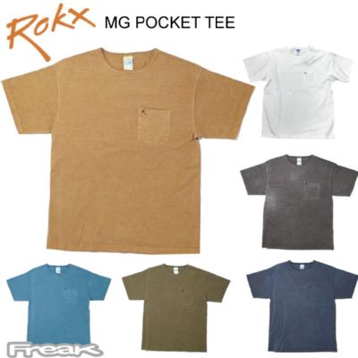 ROKX ロックス メンズ Ｔシャツ 半袖＜MG POCKET TEE  エムジーポケットTシャツ＞メール便発送