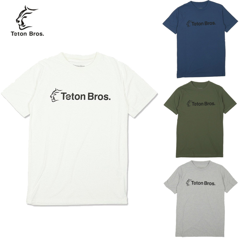 ティートンブロス スタンダード ロゴ Tシャツ TetonBros Standard Logo Tee 速乾 登山 トレイルラン ランニング キャンプ  ティートンブロス FREAK WEB STORE