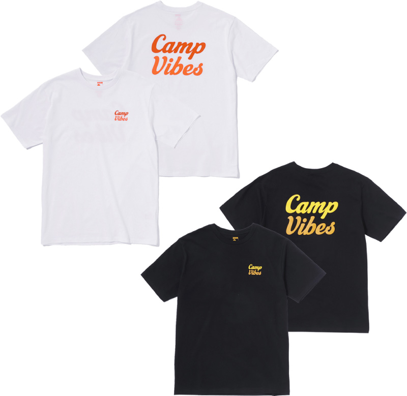 POLeR OUTDOOR STUFF ポーラーアウトドアスタッフ CAMP VIBES TEE