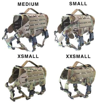 KILONINER キロナイナー ドッグ ハーネス＜M4 Tactical MOLLE Vest Laser Cut＞DOG 犬