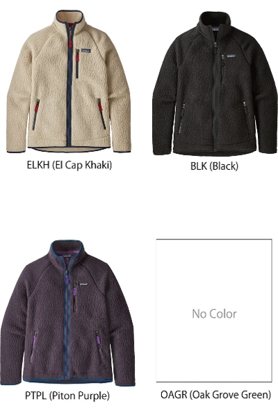 ■新品・未着用品■ パタゴニア メンズ・レトロ・パイル・ジャケット BLK【S】