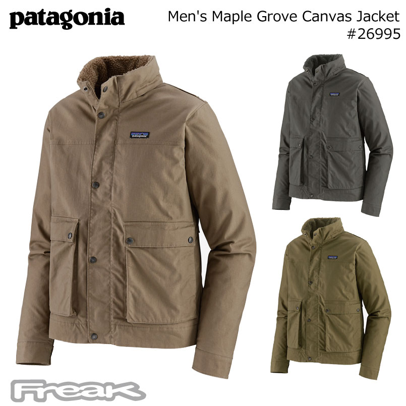 即日発送 国内正規品パタゴニア メンズ ジャケット PATAGONIA 26995 Men's Maple Grove Canvas Jacket  メンズメープルグローブキャンバスジャケット 2020FW