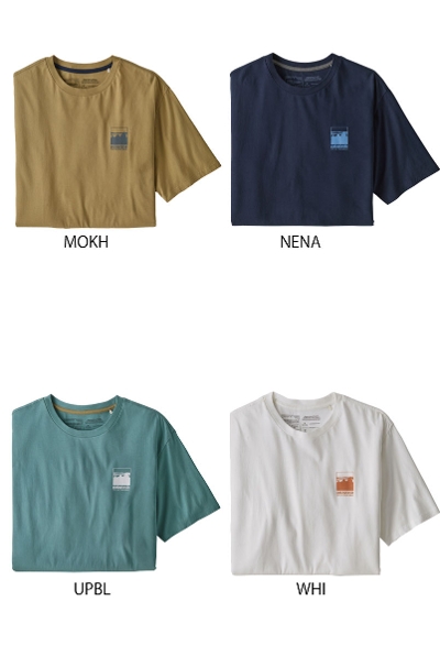 パタゴニア PATAGONIA メンズ Tシャツ 37400＜Men's Alpine Icon Regenerative Organic Cotton T-Shirt  メンズ・アルパイン・アイコン・リジェネラティブ・オーガニックコットン・Tシャツ＞2021SS ※取り寄せ品