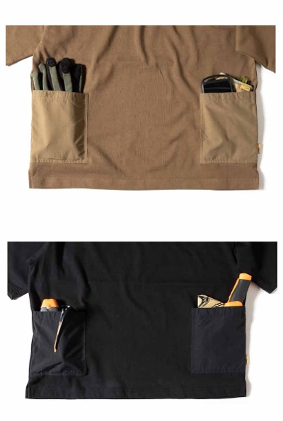 グリップスワニー GRIP SWANY キャンプポケットTシャツ 2.0 CAMP POCKET T SHIRT 2.0 メンズ キャンプ キャンパー GSC-35  アウトドア ※ネコポス発送