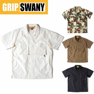 グリップスワニー GRIP SWANY SUPPLEX CAMP SHIRT 2.0 メンズ キャンプ