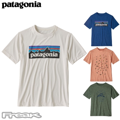 p^SjA PATAGONIA qpbVK[h TVc 62420Boys' Capilene Cool Daily T-Shirt {[CYELv[EN[EfC[ETVc 2021SS 񂹕i