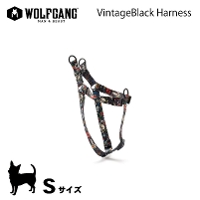 ウルフギャング マンアンドビースト WOLFGANGS MAN&BEAST VintageBlack Harness S サイズ　( ドッグ 胴輪 ハーネス ペット用品 犬 リーシュ リード)