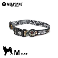 ウルフギャング マンアンドビースト WOLFGANGS MAN&BEAST LosMuertos Collar M サイズ　( ドッグ 胴輪 ハーネス ペット用品 犬 リーシュ リード)