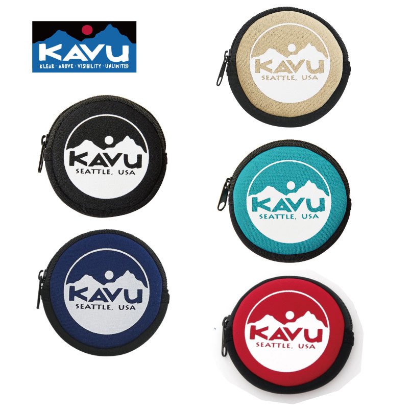 ☆新品☆KAVU (カブー) サークルコインケース(レッド） - 小物