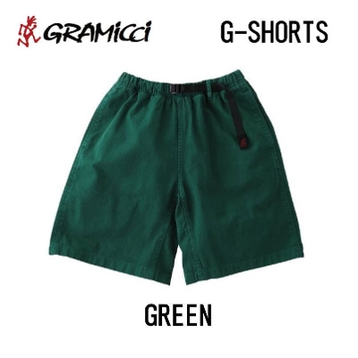 グラミチ GRAMICCI メンズ ショーツ＜G-SHORTS GREEN＞グリーン