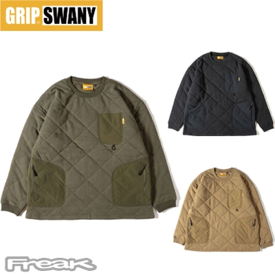 GRIP SWANY ObvXj[  MA |Pbg Lg N[ GEAR POCKET QUILT CREW GSC-37 Y Lv Lp[ XEFbg