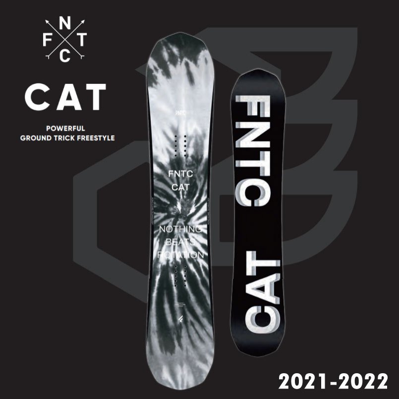 11～12月発送】FNTC CAT 21-22 SNOWBOARD ダブルキャンバーモデル 