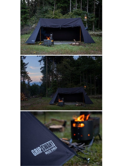 お一人様1点まで グリップスワニー ファイヤープルーフGSテント スペシャルエディション GRIP SWANY FIREPROOF GS TENT Special  Edition テント キャンプ アウトドア 1人用 GST-01 難燃加工 撥水加工 グリップスワニー FREAK WEB STORE