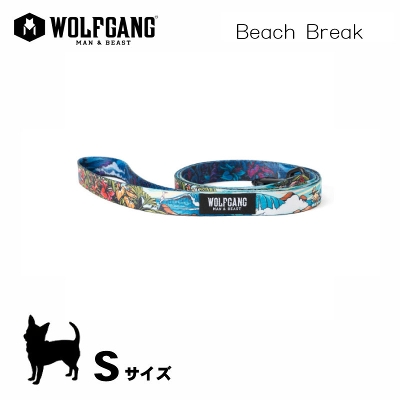 ウルフギャング マンアンドビースト WOLFGANGS MAN&BEAST BeachBreak Leash S サイズ　( ドッグ 胴輪 ハーネス ペット用品 犬 リーシュ リード)