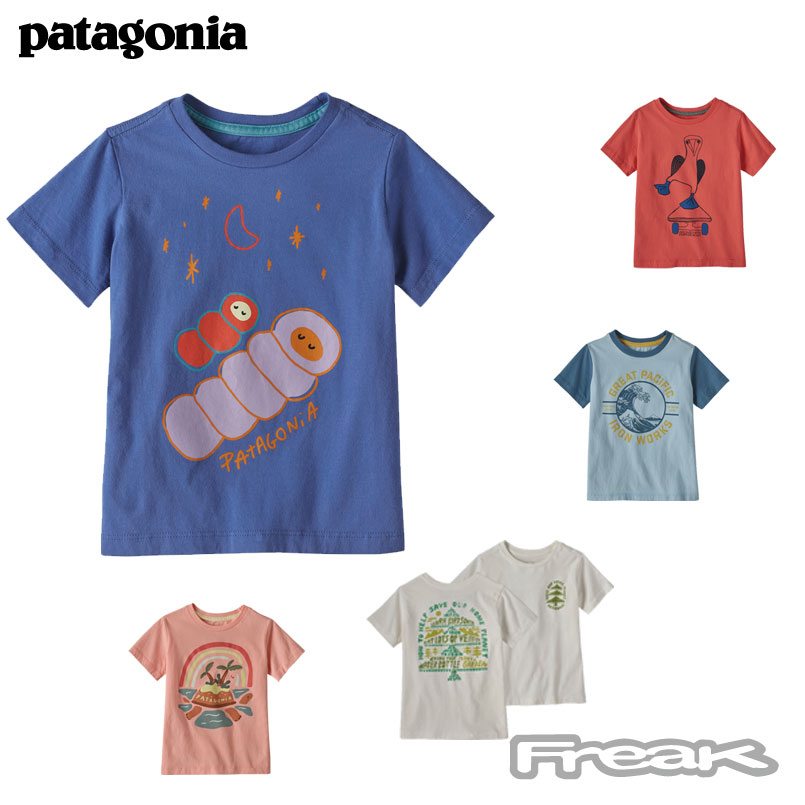 パタゴニア PATAGONIA ベビー Tシャツ 60388 Baby Regenerative Organic Certification  Cotton Graphic T-Shirt ベビーリジェネラティブオーガニックサーティファイドコットングラフィックTシャツ 2022SS  ※代金引換不可 パタゴニア FREAK WEB STORE