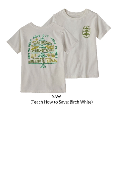 パタゴニア PATAGONIA ベビー Tシャツ 60388＜ Baby Regenerative Organic Certification Cotton Graphic T-Shirt ベビー・リジェネラティブ・オーガニック・サーティファイド・コットン・グラフィック・Tシャツ＞ 2022SS※取り寄せ品
