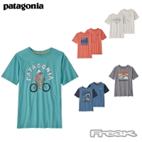 パタゴニア PATAGONIA キッズ ボーイズ Tシャツ 62174＜ Boys' Regenerative Organic Certification Cotton Graphic T-Shirt  ボーイズ・リジェネラティブ・オーガニック・サーティファイド・コットン・グラフィック・Tシャツ＞ 2022SS※取り寄せ品