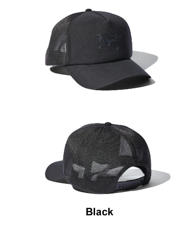 お一人様1点まで アークテリクス ARC'TERYX Bird Trucker Curved BLACK 