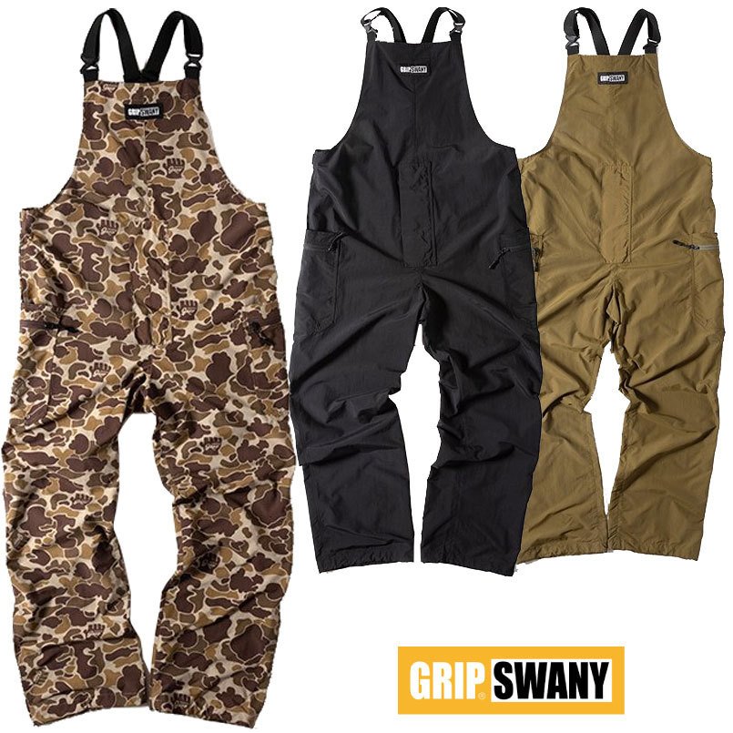 グリップスワニー GRIP SWANY キャンプオーバーオールパンツ GS CAMP OVERALL GSP-84 サロペット つなぎ ツナギ キャンプ  アウトドア グリップスワニー FREAK WEB STORE