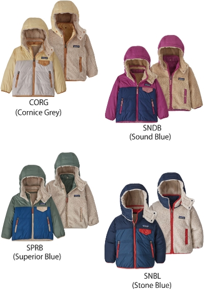 p^SjA PATAGONIA LbY xr[ WPbg 61160Baby Reversible Tribbles Hoody  xr[ o[Vu guY t[fB 2022FW 񂹕i