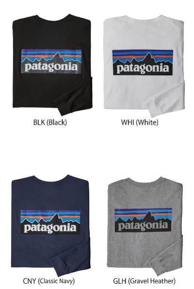 パタゴニア PATAGONIA メンズ Tシャツ 38518＜Men's Long-Sleeved P-6 Logo Responsibili-Tee  メンズ・ロングスリーブ・P-6ロゴ・レスポンシビリティー＞2022FW ※取り寄せ品