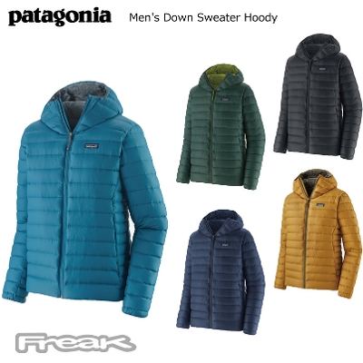 p^SjA PATAGONIA Y AE^[ _E 84702Men's Down Sweater Hoody YE_EEZ[^[Et[fB  2022FW 񂹕i