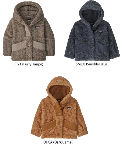 p^SjA PATAGONIA qp t[X 61185Baby Los Gatos Fleece Button-Up Hoody xr[XKgX{^Abvt[fB2022FW 񂹕i