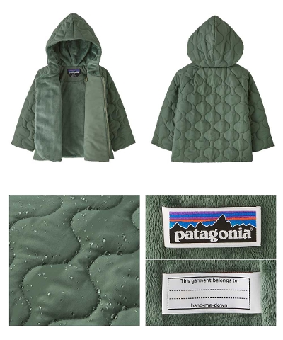 東京都内の店舗 patagonia ベビーキルテッドパフジャケット85cm新品