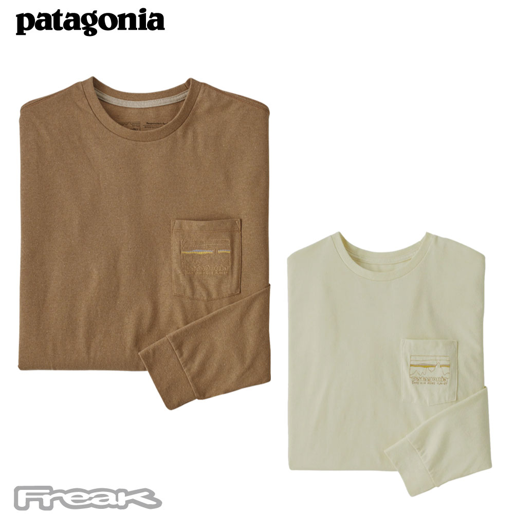 30%OFF パタゴニア PATAGONIA メンズ Tシャツ 37594＜Men's Long-Sleeved '73 Skyline Pocket  Responsibili-Tee メンズ・ロングスリーブ・'73 スカイライン・ポケット・レスポンシビリティー＞2022FW ※メール便発送 パタゴニア  FREAK WEB STORE