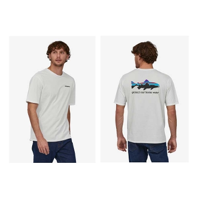 パタゴニア PATAGONIA メンズ Tシャツ 37547＜Men's Home Water Trout Organic T-Shirt メンズホームウォータートラウトオーガニックTシャツ＞ 2023SS ※取り寄せ品