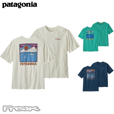 パタゴニア PATAGONIA メンズ Tシャツ 37671＜Men's Summit Swell Organic T-Shirt メンズサミットスウェルオーガニックTシャツ＞2023SS ※取り寄せ品