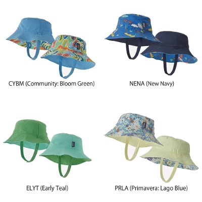 パタゴニア PATAGONIA ベビー HAT  66077＜ Baby Sun Bucket Hat ベビー・サン・バケツ・ハット＞ 2023SS※取り寄せ品