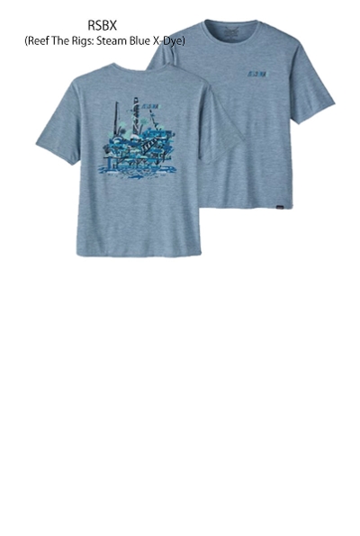 パタゴニア PATAGONIA メンズ Tシャツ 吸湿速乾 45355＜Men's Capilene Cool Daily Graphic Shirt - Waters メンズ キャプリーン クール・デイリー グラフィック シャツ（ウォーターズ）＞ 2023SS ※取り寄せ品