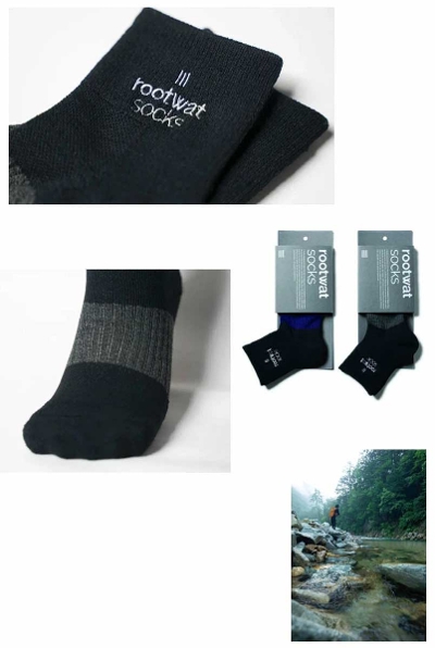 ＜rootwatsocks＞ 和紙 ハイブリッド ソックス  ショート(夏用) 東洋繊維 日本製 和紙使用 靴下 メンズ レディース WASHI HYBRID SOX SHORT