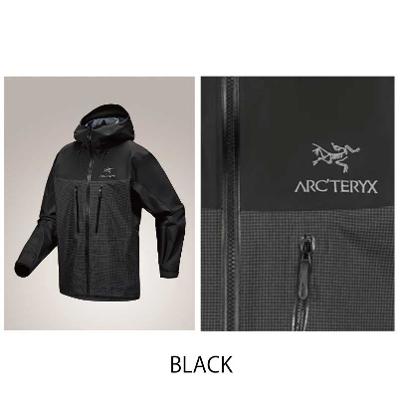 お一人様1点まで ARC'TERYX アークテリクス ＜Alpha Jacket Mens  BLACK  アルファ ジャケット ブラック＞メンズ ゴアテックスジャケットGORE-TEX 2023arcteryx