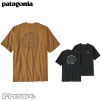 パタゴニア PATAGONIA メンズ Tシャツ 37605＜Men's Spoke Stencil Responsibili-Tee メンズスポークステンシルレスポンシビリティー＞2024SS ※取り寄せ品