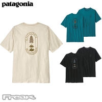 パタゴニア PATAGONIA メンズ Tシャツ 37589＜Men's Clean Climb Trade Responsibili-Tee メンズ・クリーンクライム・トレード・レスポンシビリティー＞ 2024SS ※取り寄せ品