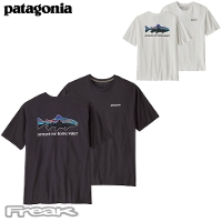 パタゴニア PATAGONIA メンズ Tシャツ 37547＜Men's Home Water Trout Organic T-Shirt メンズホームウォータートラウトオーガニックTシャツ＞ 2024SS ※取り寄せ品