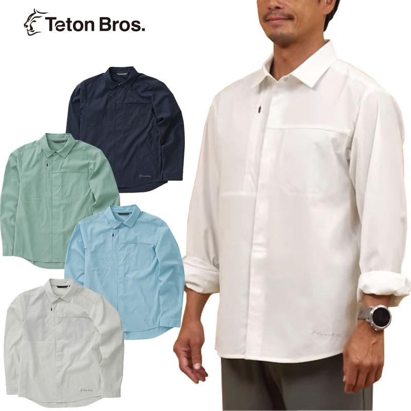 ティートンブロス チルシャツ TetonBros Chill Shirt アウトドア 登山 トレッキング ソフトシェルシャツ ライトシェルシャツ  2024 TB241-36M ティートンブロス FREAK WEB STORE