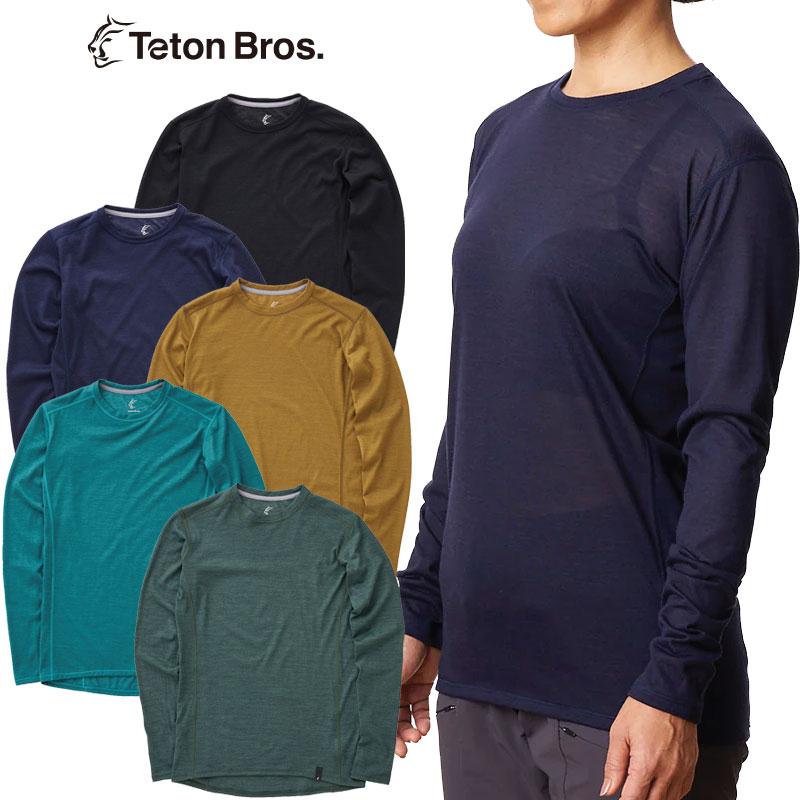 ティートンブロス　WS Axio Lite L/S (Women) ブラック L Teton Bros. ティートンブロス WS Axio Lite L/S (Women