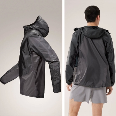 ARC'TERYX A[NeNX WPbgNorvan Windshell Hoody Mens m[o EBhVF t[fB YBlack/Graphite 2024SS arcteryx