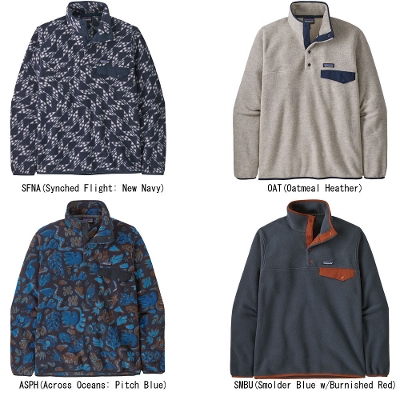 p^SjA PATAGONIA Y t[X 25551Men's Lightweight Synchilla Snap-T Fleece Pullover YECgEFCgEV`EXibvTEvI[o[2024FW