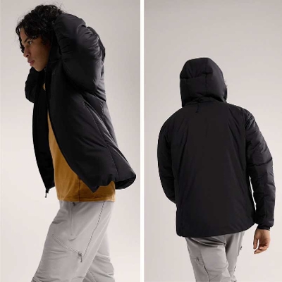 ll1_܂ 2024 ARC'TERYX A[NeNX Atom Heavy Weight Hoody Men's Black Ag wr[EFCgt[fB Y CT[VWPbgarcteryx