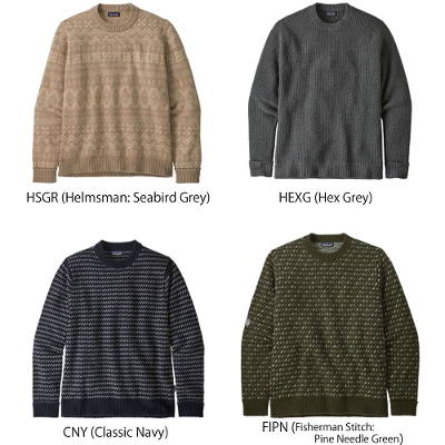 p^SjA PATAGONIA  Y Z[^[ 50655M's Recycled Wool-Blend Sweater YETCNEE[uhEZ[^[2024FW 񂹕i