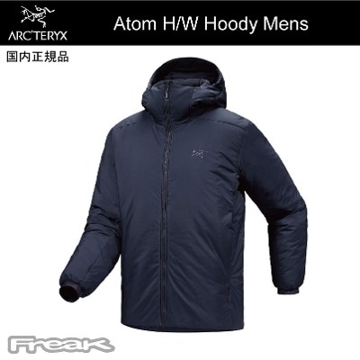 2024 ARC'TERYX A[NeNX Atom Heavy Weight Hoody Men's Black Sapphire Ag wr[EFCgt[fB Y ubNTt@CACT[VWPbgarcteryx