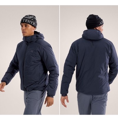 2024 ARC'TERYX A[NeNX Atom Heavy Weight Hoody Men's Black Sapphire Ag wr[EFCgt[fB Y ubNTt@CACT[VWPbgarcteryx