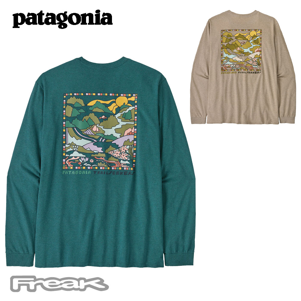 パタゴニア　ベネフィシャル　 ハンマー　ロンT メンズ・ロングスリーブ・シュイナード・クレスト・レスポンシビ