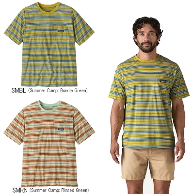 p^SjA PATAGONIA Y TVc  53255Men's Daily Pocket Tee YEfC[E|PbgEeB[2025SS 񂹕i