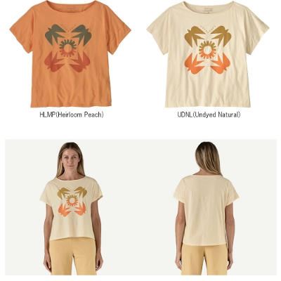 p^SjA PATAGONIA fB[X TVc 37808Women's Sunfirst Relaxed Drop-Sleeve Organic T-Shirt EBYETt@[XgEbNXEhbvX[uEI[KjbNETVc2025SS 񂹕i