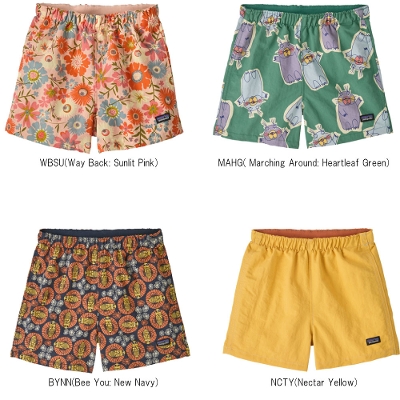 p^SjA PATAGONIA xr[ELbYV[c  60279 Baby Baggies Shorts xr[EoM[YEV[c2025SS 񂹕i